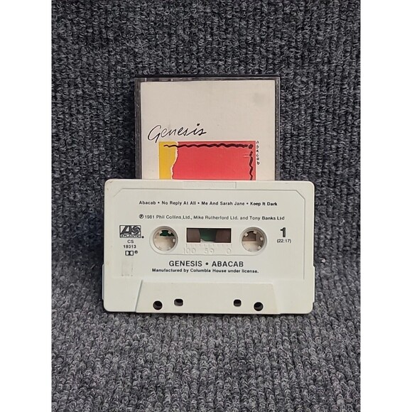 Vintage Genesis Abacab Audio Cassette Tape 1981 Atlantic Records - Picture 3 of 4